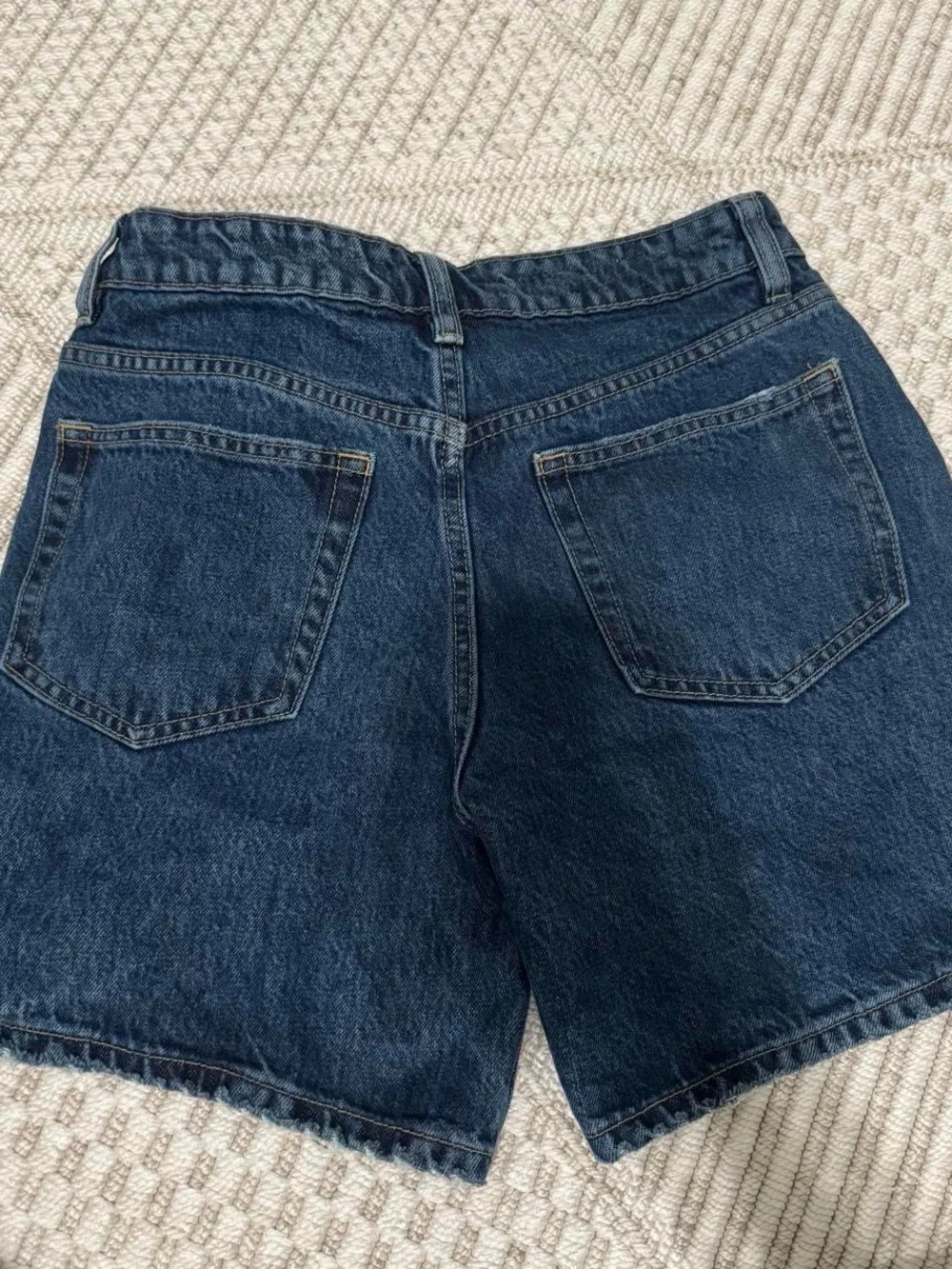 Zara Dark Blue Denim Women's Shorts